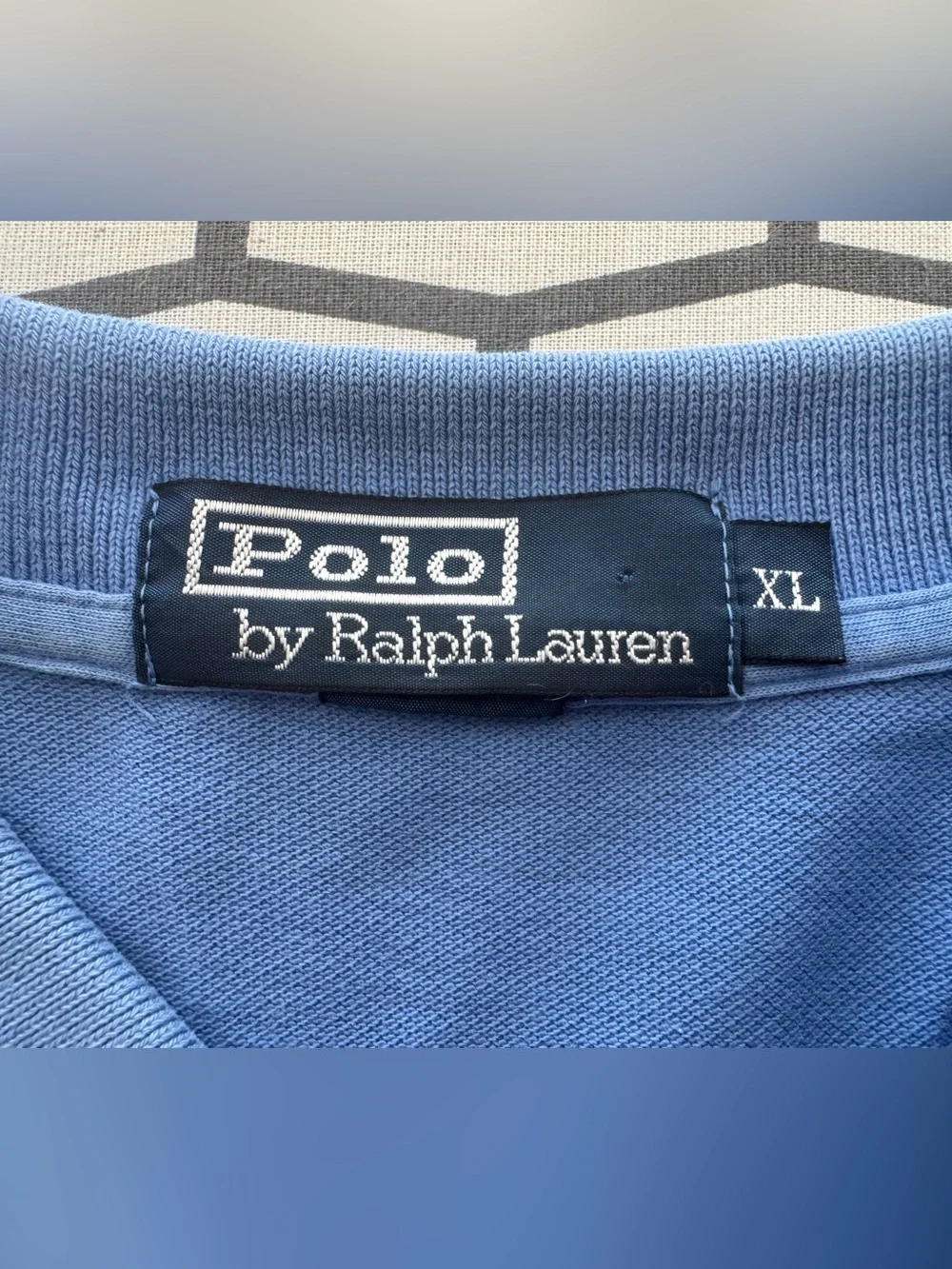 Ralph Lauren Men's Blue Polo with Signature Pony